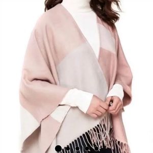 NWOT Soia & Kyo open-front poncho